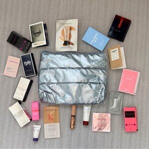 ✨ NEW 20pc Beauty Bundle includes Blue Cosmetic Bag | Full Size NYX Butter Gloss